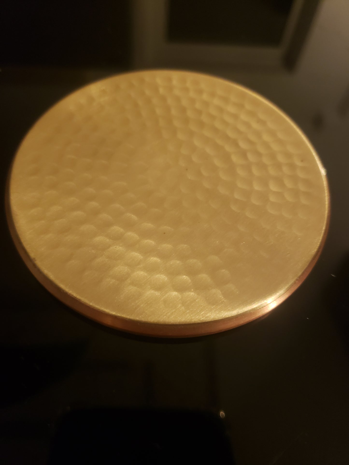 Brass and Copper Coaster