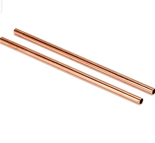 Copper Straw without Design